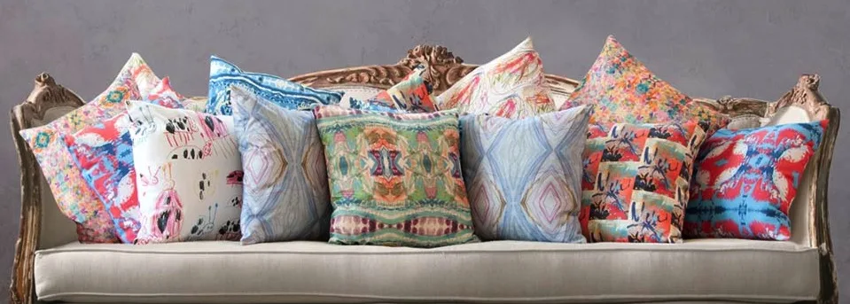 19 Queens Gate artwork pillows