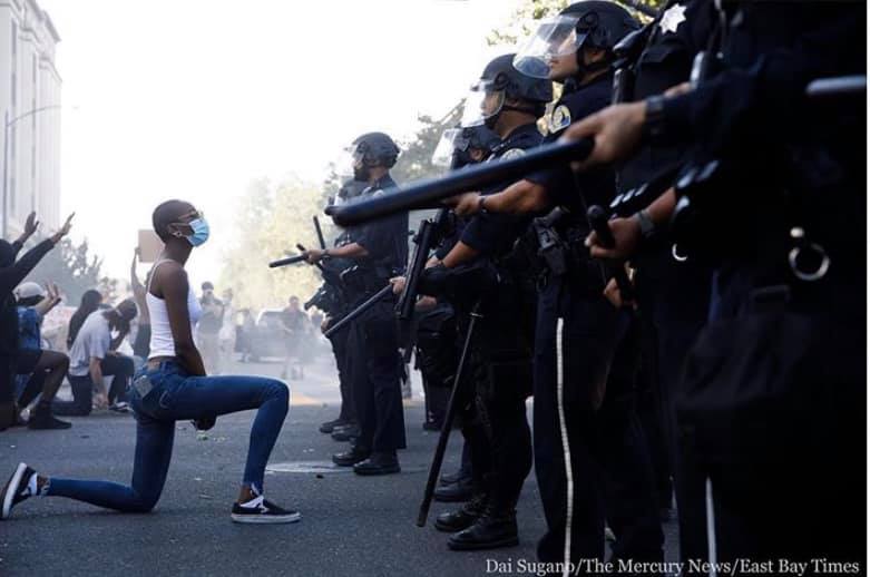 Black Lives Matter protest shot by Dai Sugano for Mercury News and East Bay Times