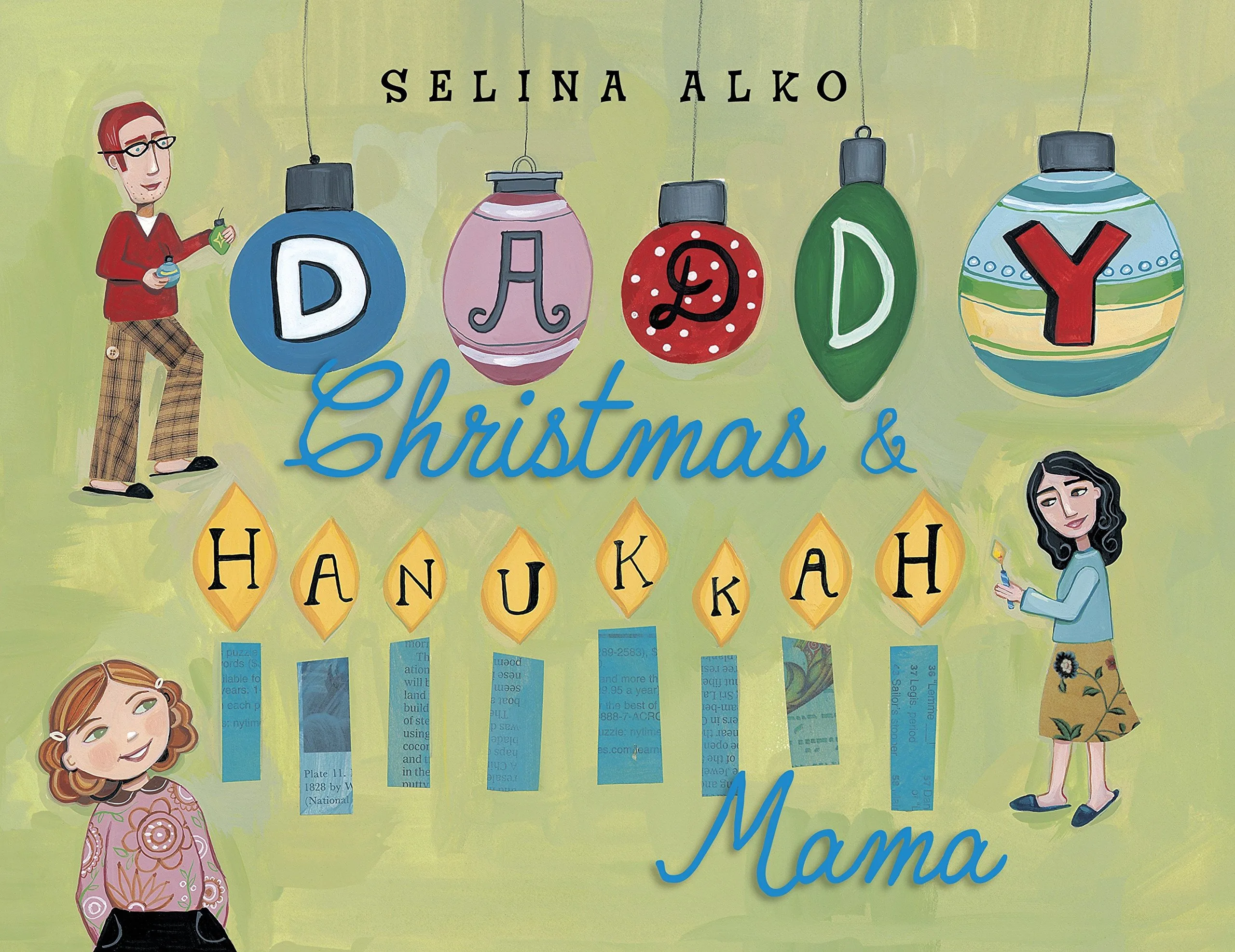 Daddy Christmas and HanukkahMama children's picture book by Selina Alko