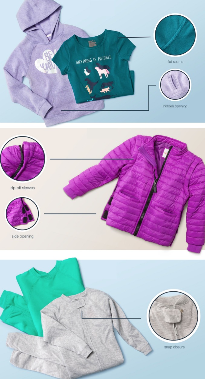 Target's brand new adaptive clothing line for kids with special needs includes essential features that make life easier and build independence | mompicksprod.wpengine.com