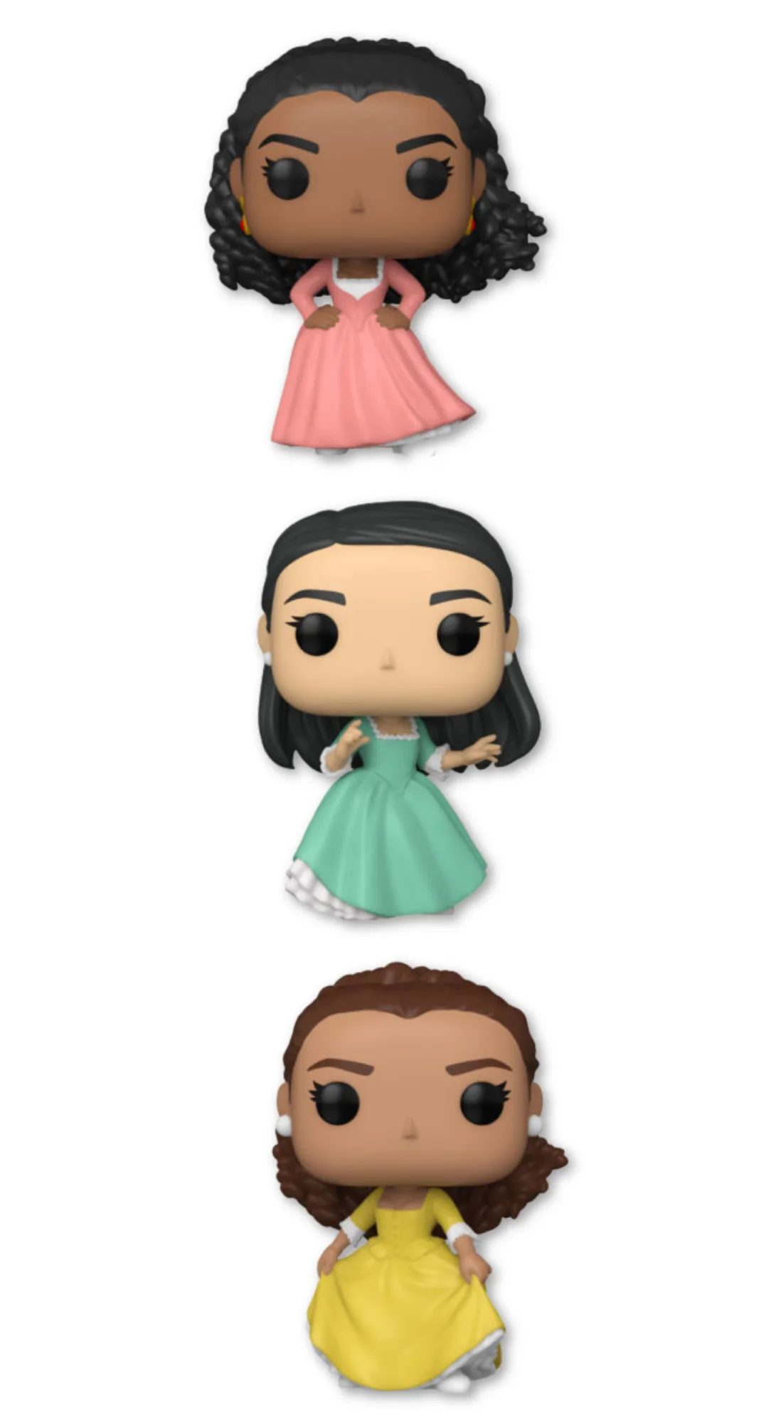 Funko Pop Schuyler Sisters are here! History is happening.... #Hamilton