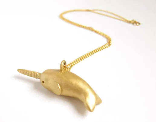 Nice narwhal necklace!