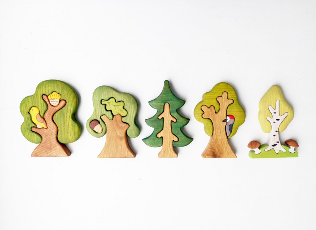 Wooden Waldorf Tree Toys: Cool kids' stocking stuffer ideas