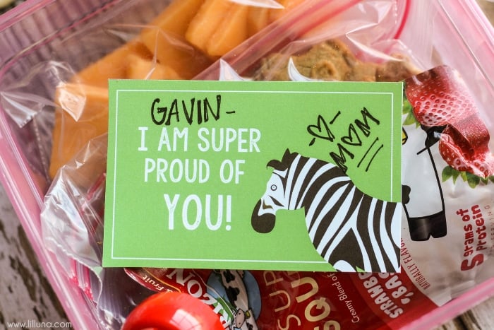 Free printable lunchbox notes to ease school worries | from Lil Luna Free printable lunchbox notes to ease school worries | from Lil Luna