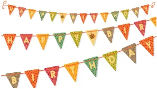 A birthday banner that's quite a hoot
