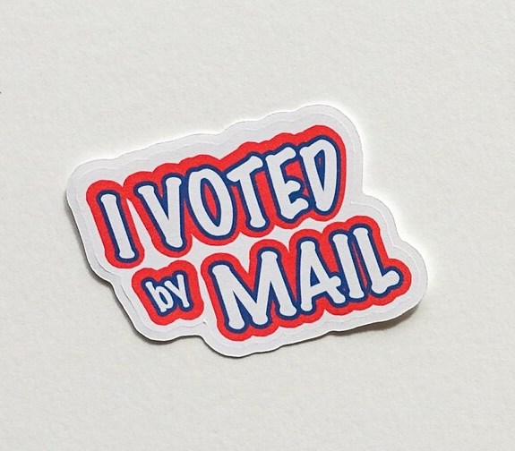 I Voted stickers: Even if you vote by mail, you can still have a sticker from Pika and Marmot!