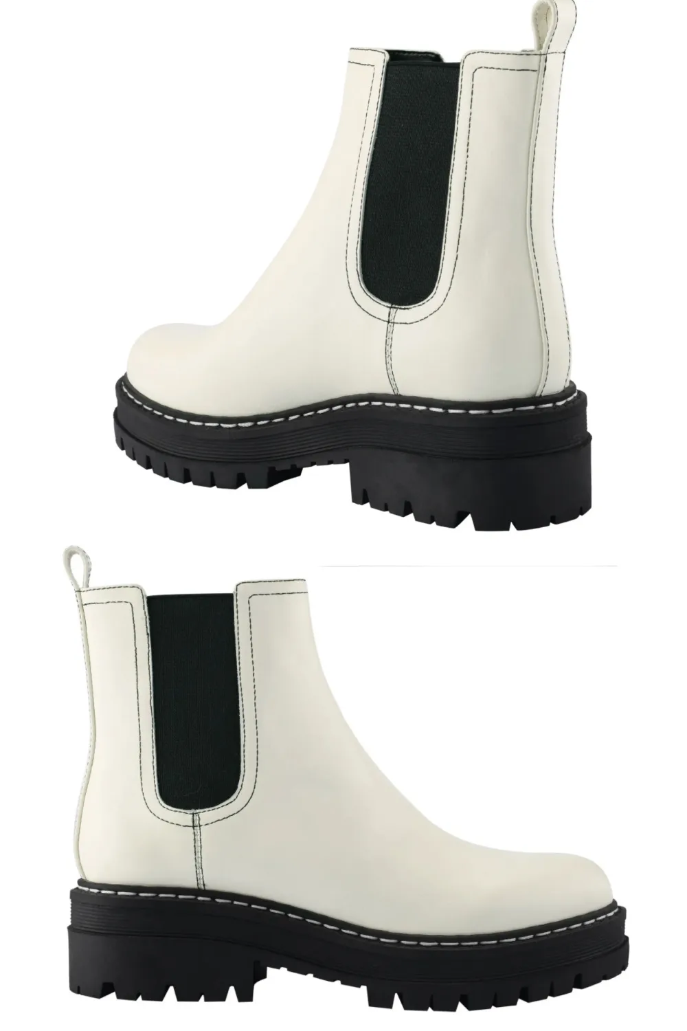 Chunky boots for fall 2021 from Marc Fisher modernizing the Chelsea boot