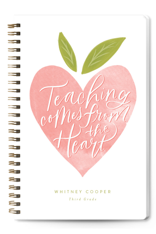 Meaningful gifts for teachers: A personalized notebook from Minted helps them stay organized, jot down ideas, and find continued inspiration Meaningful gifts for teachers: A personalized notebook from Minted helps them stay organized, jot down ideas, and find continued inspiration