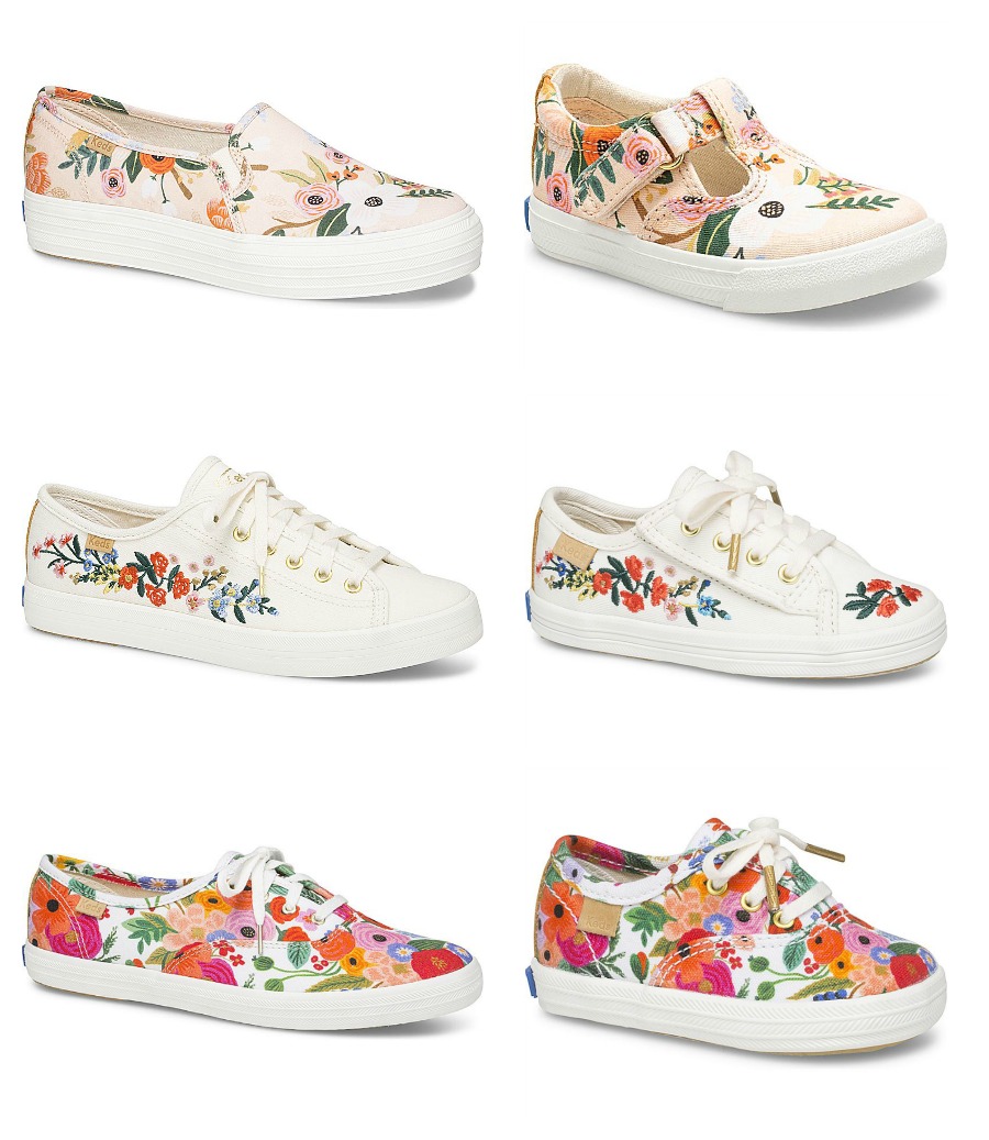 Mom and me shoes from Keds & Rifle Paper Co.