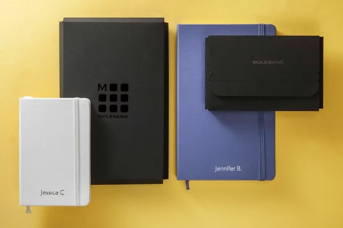 Personalized Moleskine journals, now available for order online. Great for Valentine's Day!