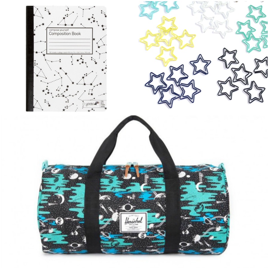 Cool space-themed school supplies | mompicksprod.wpengine.com back to school 2017