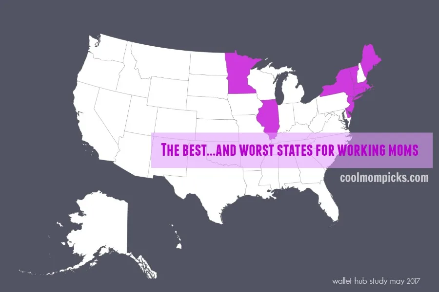 The best and worst states for working moms