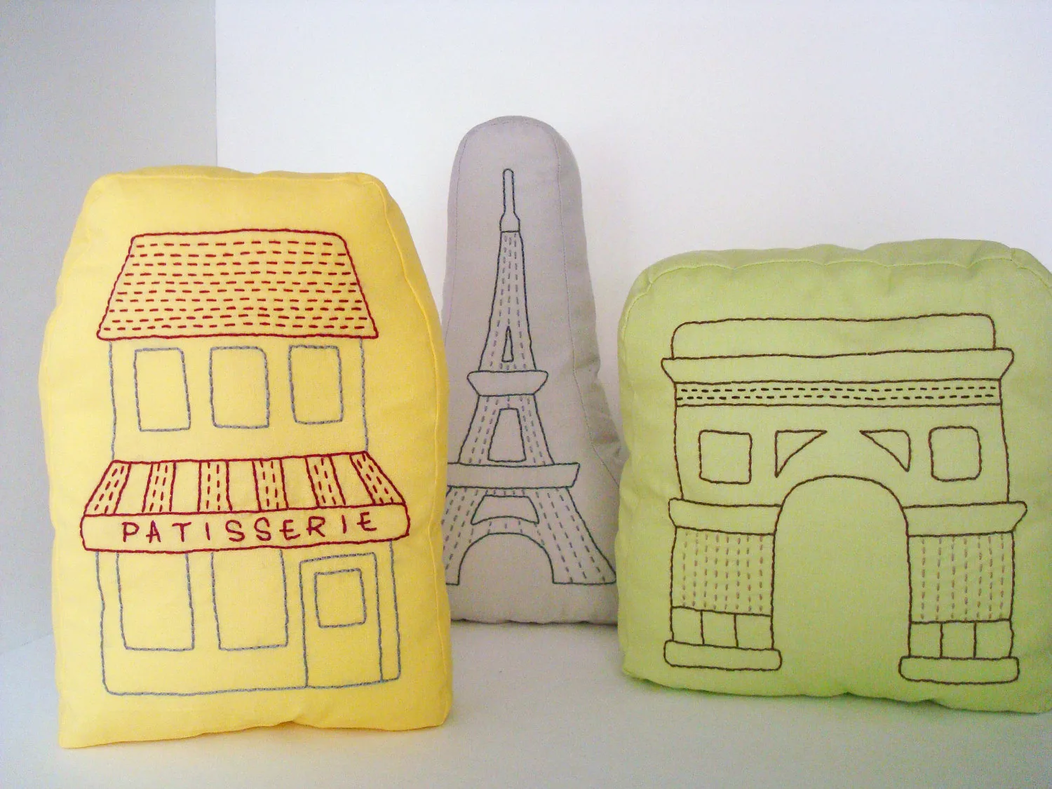 A Little World Paris pillows