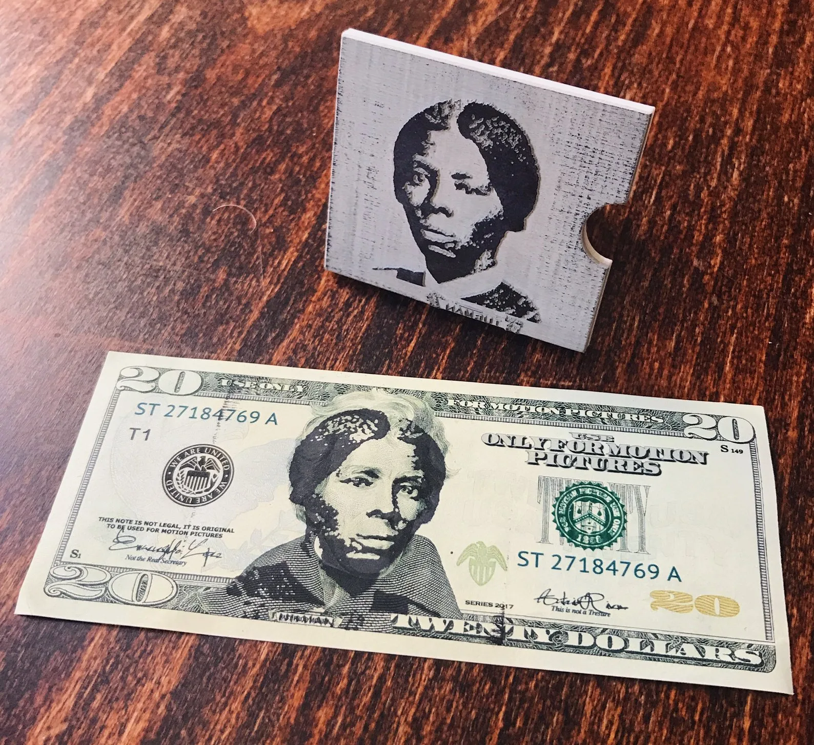 How to get the Harriet Tubman stamp for $20 bills. And yes it's legal!