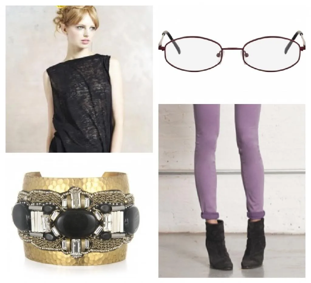 4 fabulous outfits to match 4 fabulous pairs of glasses