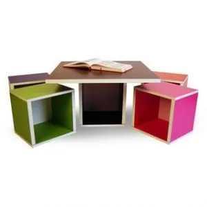 Green Kids Furniture at Sparrow. (And Pink. And Orange. And Brown.)