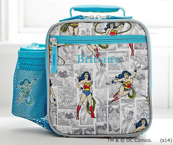 Classic Wonder Woman Comics Lunch Bag | Cool Wonder Woman Gear | Back to School Shopping Guide 2017