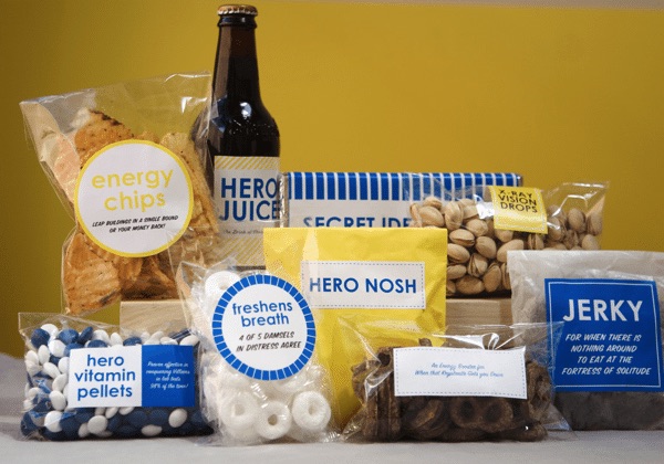 Easy Father's Day crafts for kids: Create a superhero snack box for Father's Day with these free printables from Oh Happy Day for Alpha Mom