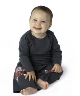 Cute non-skid pants give crawlers a leg up