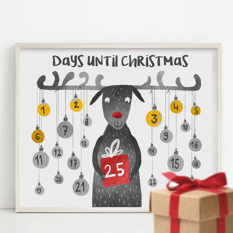 Coolest advent calendars | MiniExplorers coloring reindeer
