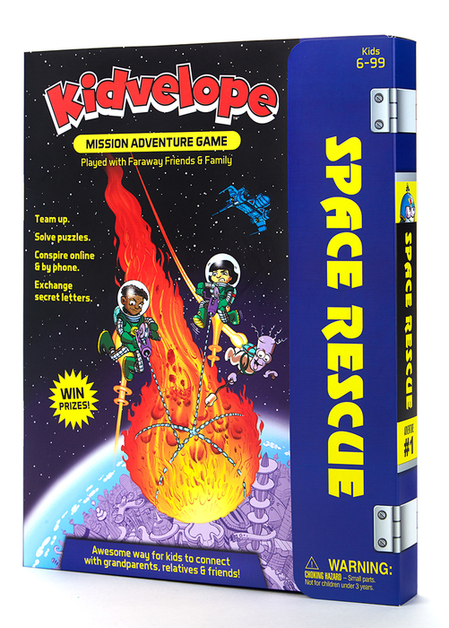 Meaningful gifts for kids: Kidvelope Mission Adventure Game connects kids with far-away parents, grandparents, siblings and other adults