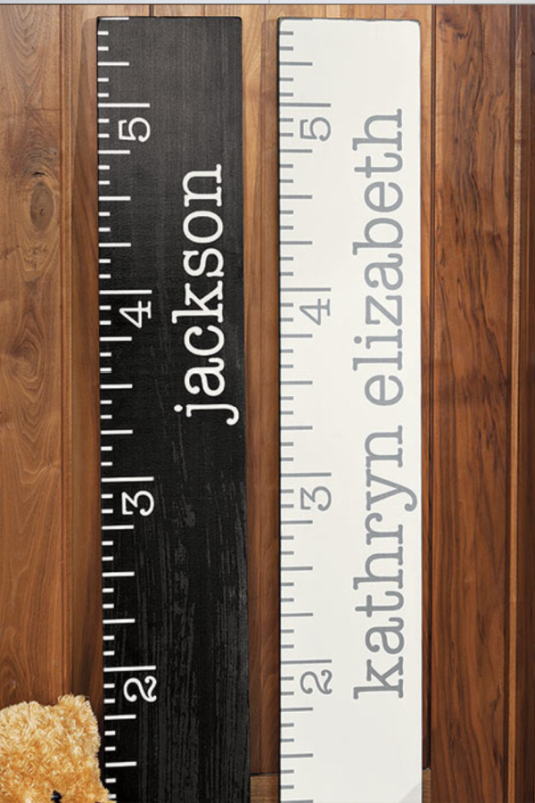 Personalized ruler growth charts: Practical but cool baby gifts | Olive & Cocoa