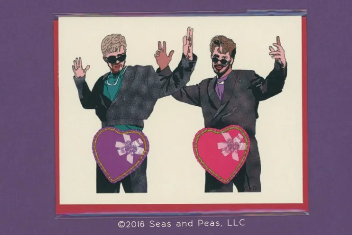 31 of the funniest Valentine's Cards: Seas and Peas' D*ck In a Box SNL card