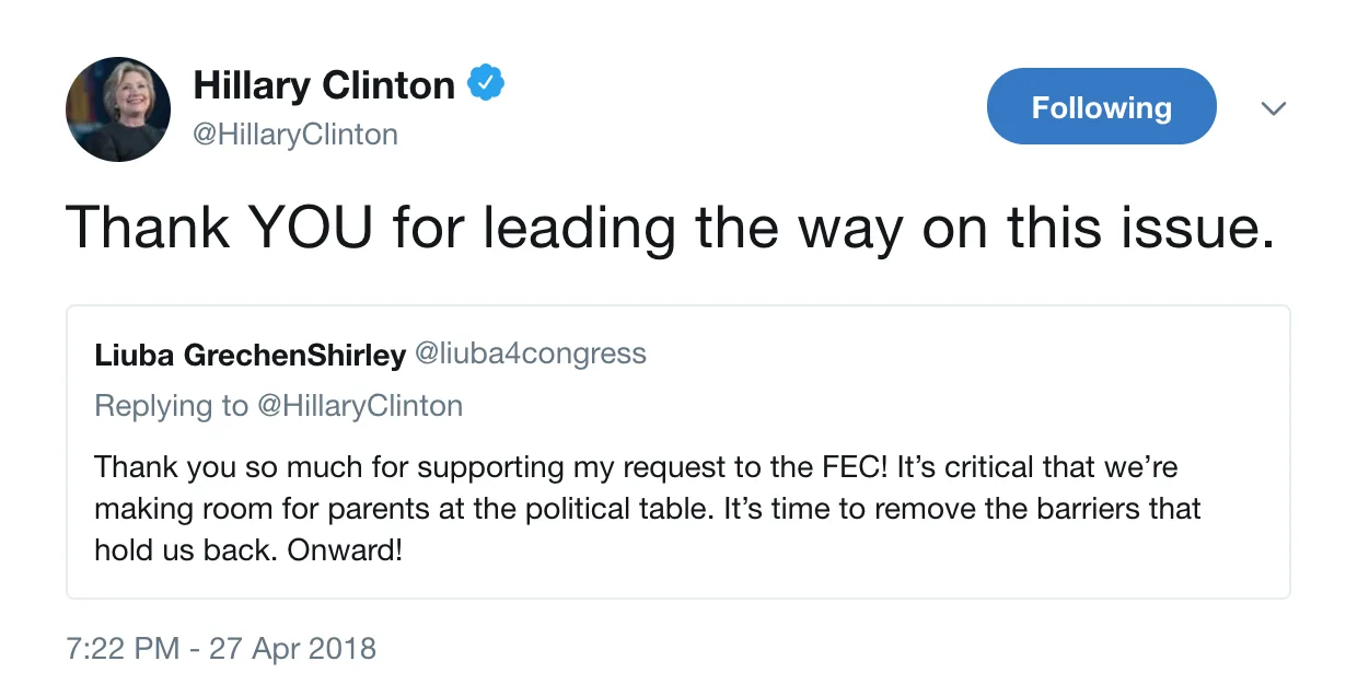 Twitter exchange