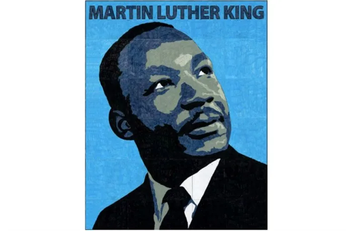 Martin Luther King Jr. mural by Art Projects for Kids