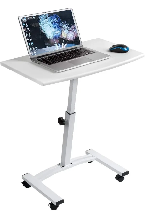 Tips for setting up a home learning space for kids: Younger kids may not even need a desk. This modern KidKraft art table is perfect for younger kids
