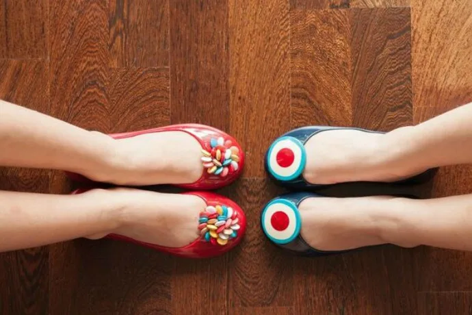 Shoes for girls: Faux Pas Paris opera ballet flats