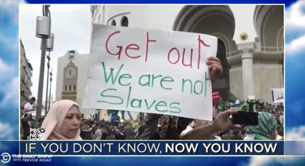 A succinct explanation of the crisis in Sudan from the Daily Show with Trevor Noah
