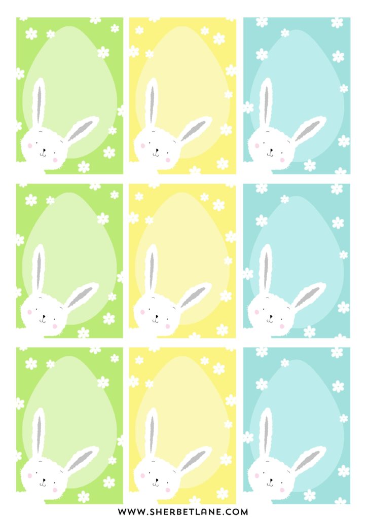 Make Easter special for kids with printable DIY scavenger hunt cards from Sherbet Lane