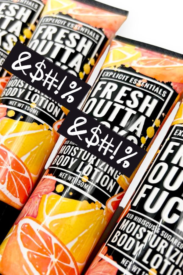 Fresh Outta Fucks Hand & Body Lotion – Red Hibiscus & Sugared Citrus (150ml)