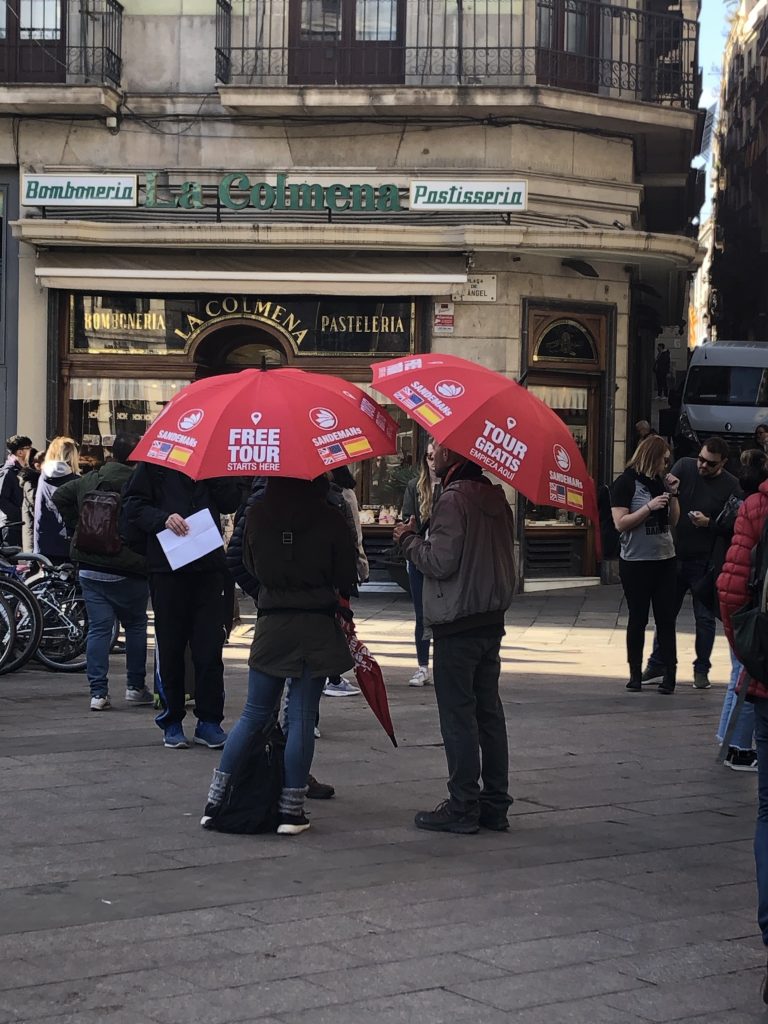 Barcelona with teens: Tips for taking a free walking tour, where to go, and how to tip | Photo by Linda Kerr of Travelteening | Read more: CoolMomPicks.com