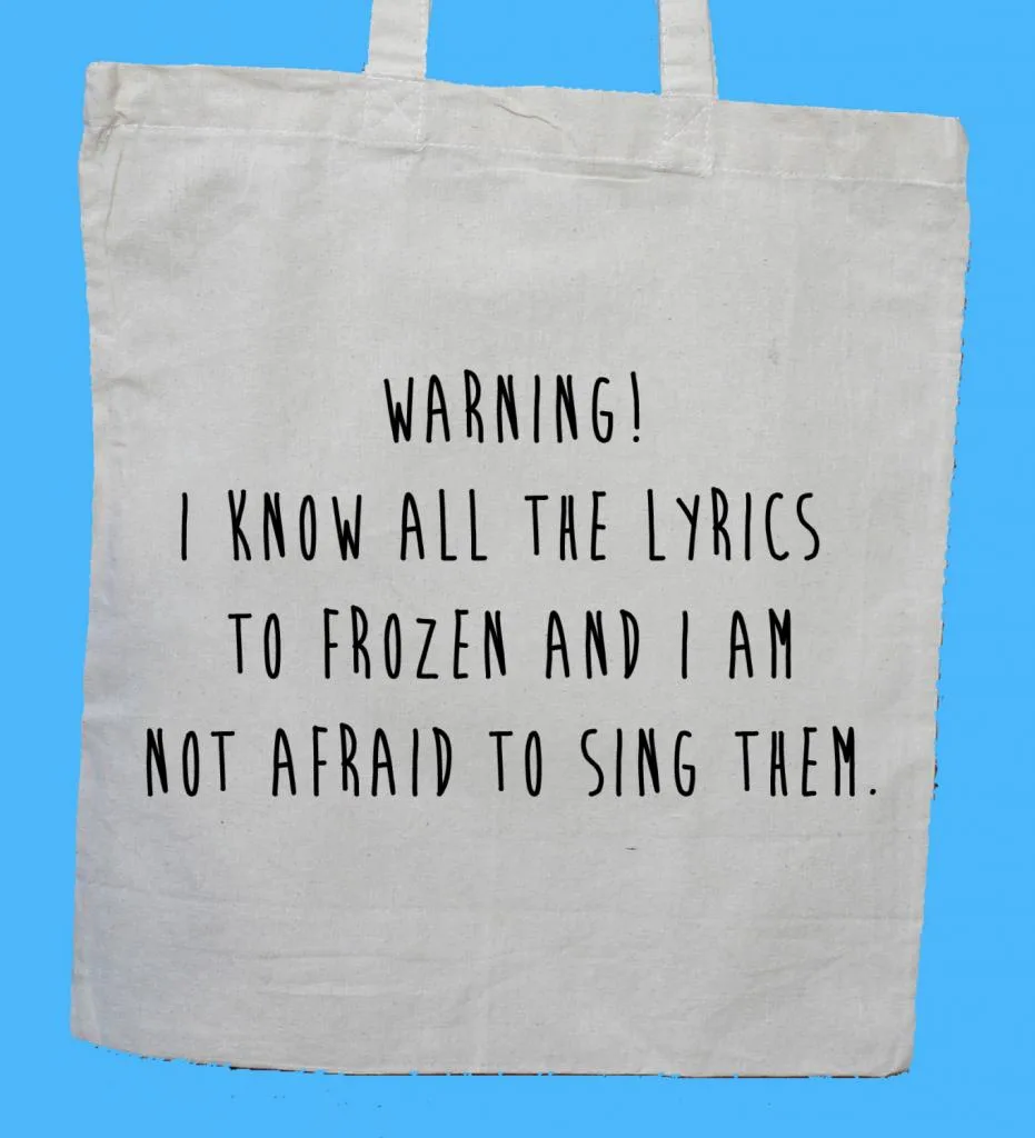 This Disney Frozen reusable grocery bag is cracking us up