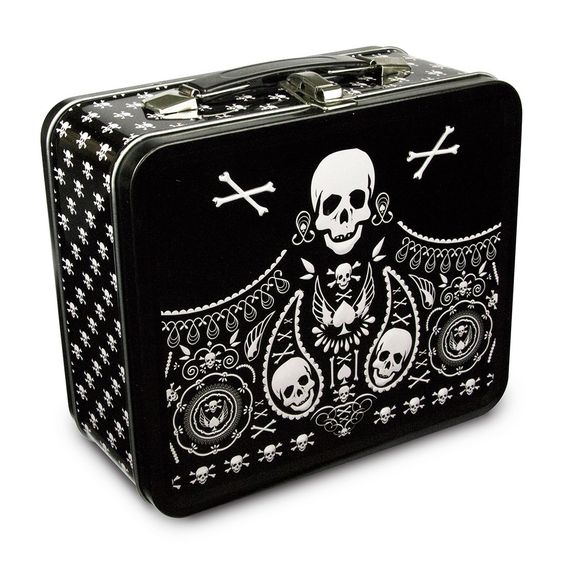 Skull Lunch Box | Cool Skull School Supplies | back to school shopping 2017