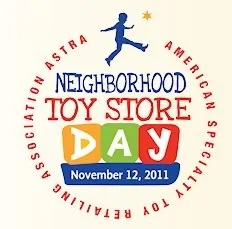 Neighborhood Toy Store Day - go forth and buy toys!