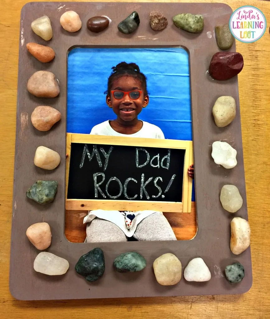 Tell him he rocks on Father's Day with this craft idea from Linda's Learning Loot