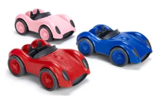 Pink cadillac? Try pink race car.