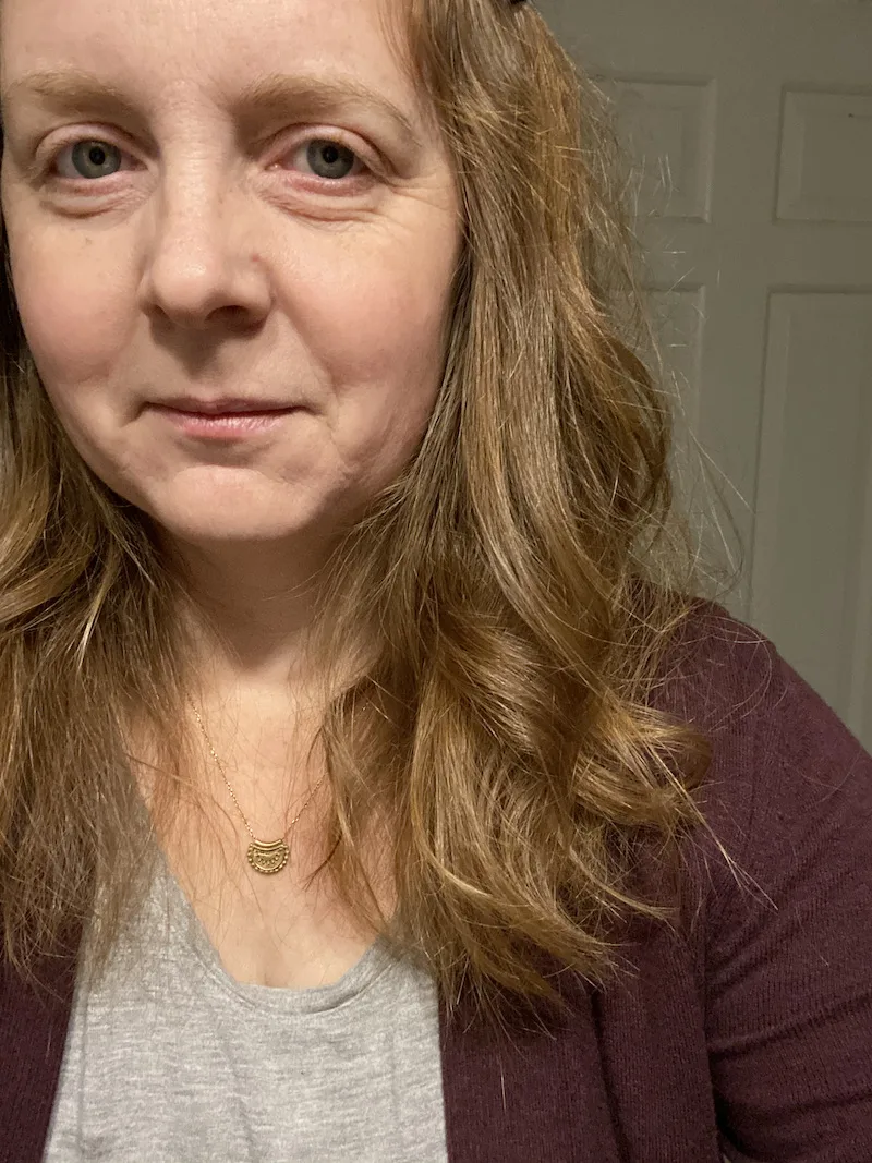 My hair after first wash