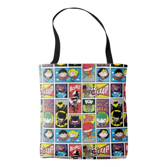 Chibi Justice League Tote | Cool Wonder Woman Gear | Cool Mom Picks Back to School Shopping Guide 2017