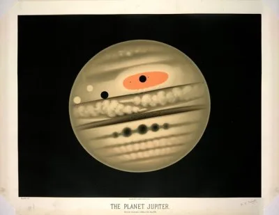 19th c astronomical drawings by Étienne Léopold Trouvelot: available through Art Pickings by Brain Pickings
