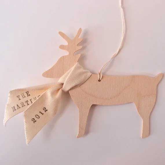 Paloma's Nest Personalized Reindeer Ornament