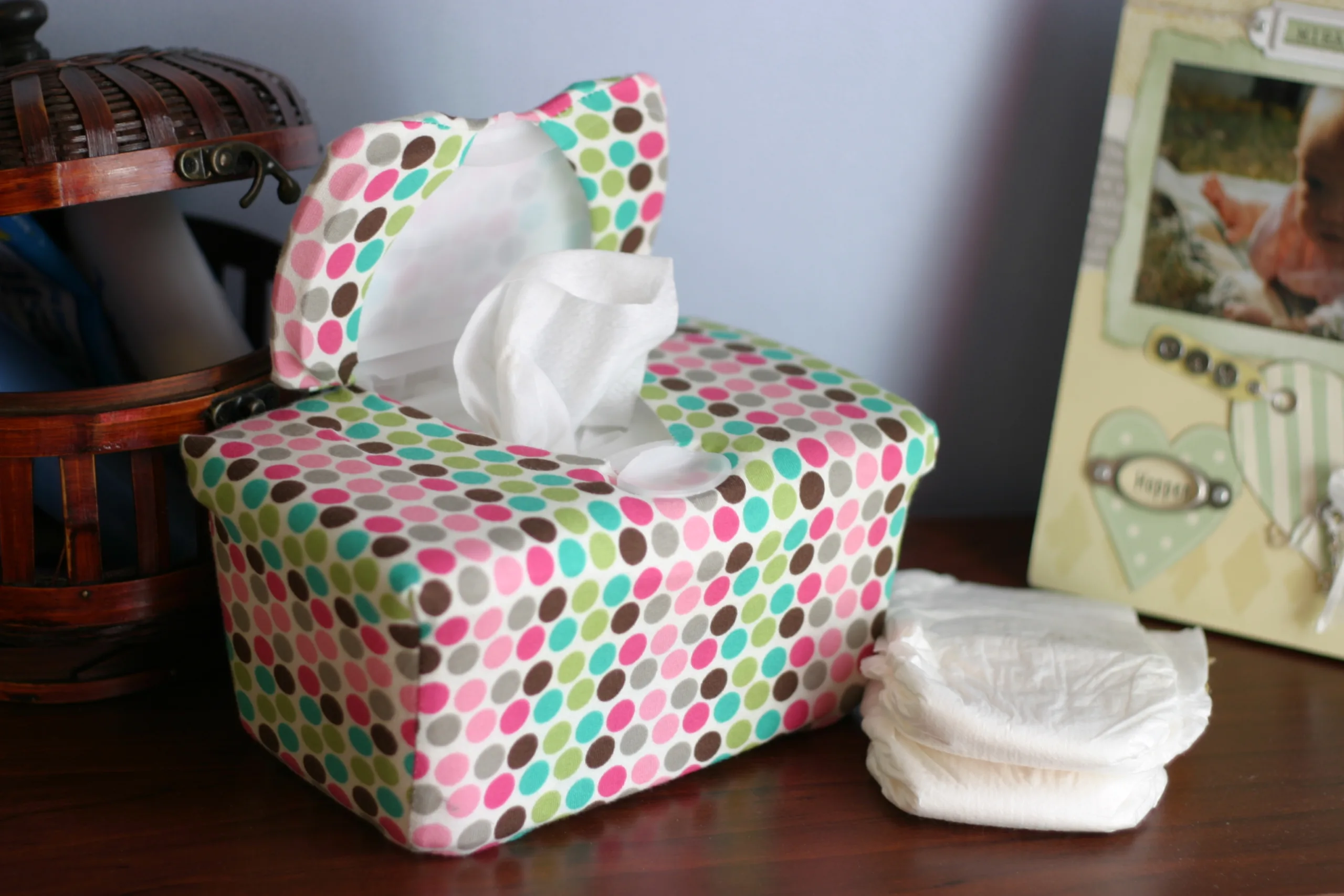 WipesWraps cover diaper wipes containers