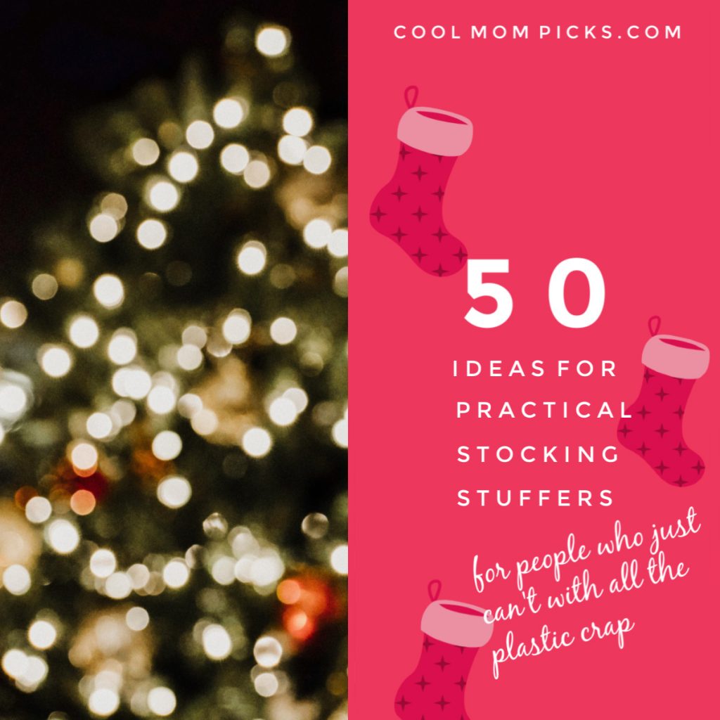 50 ideas for practical but cool stocking stuffers, for people who just can't with all the plastic crap | mompicksprod.wpengine.com