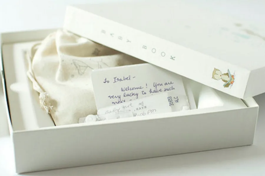 The EchoArt Bindery Baby Book is a classic with a modern flair.
