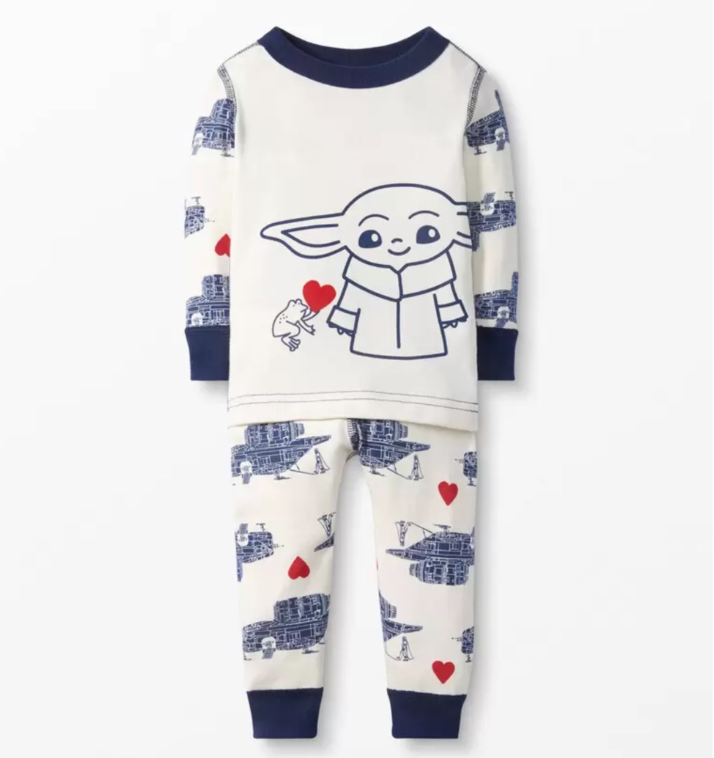 Valentine's Day gifts for babies: Baby Yoda pajamas | Hanna Andersson