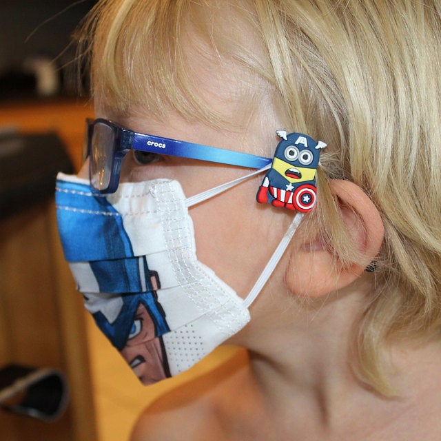 Cool face mask accessories for kids: Mask Mate sliders save your kids' ears—and they're so fun!