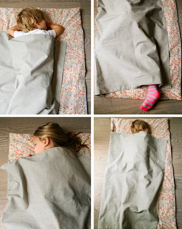 DIY: Cute napmat for preschoolers. No guarantees if it will actually get them to sleep.